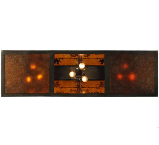 Meyda 60" Long Moose at Lake Oblong Pendant