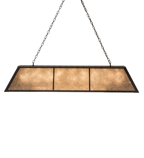 Meyda 60" Long Tri-Panel Oblong Pendant