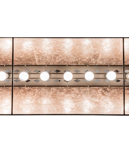 Meyda 60" Long Tri-Panel Oblong Pendant