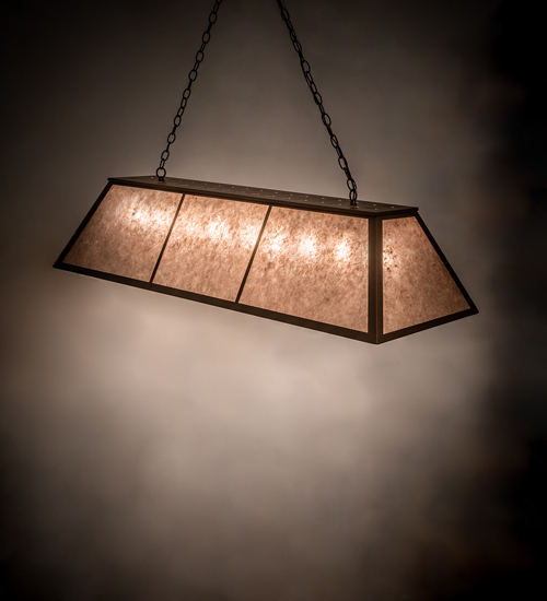 Meyda 60" Long Tri-Panel Oblong Pendant