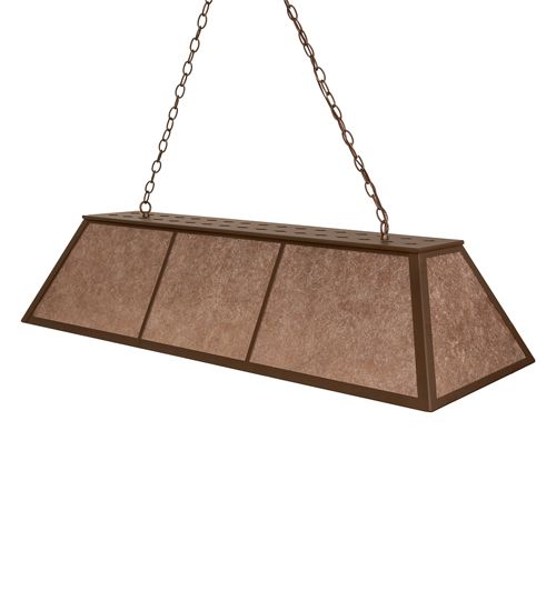 Meyda 60" Long Tri-Panel Oblong Pendant