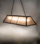 Meyda 60" Long Tri-Panel Oblong Pendant