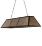 Meyda 60" Long Tri-Panel Oblong Pendant