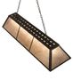 Meyda 60" Long Tri-Panel Oblong Pendant