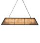 Meyda 60" Long Tri-Panel Oblong Pendant