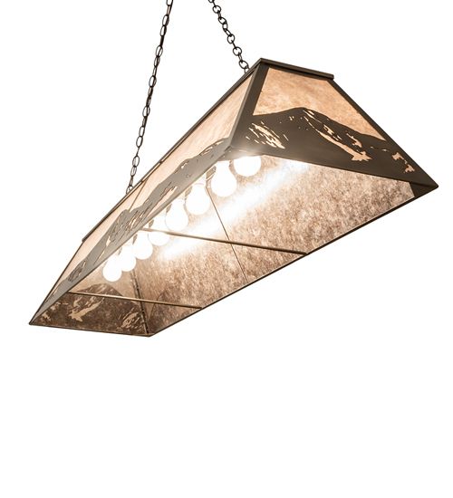 Meyda 61" Long Mountain Range Oblong Pendant
