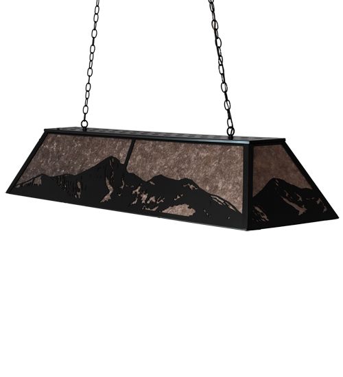 Meyda 61" Long Mountain Range Oblong Pendant
