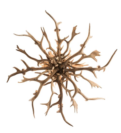 Meyda 65" Wide Antlers Elk 18 Light Chandelier