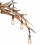 Meyda 69" Long Antlers Elk 8 Light Oblong Chandelier