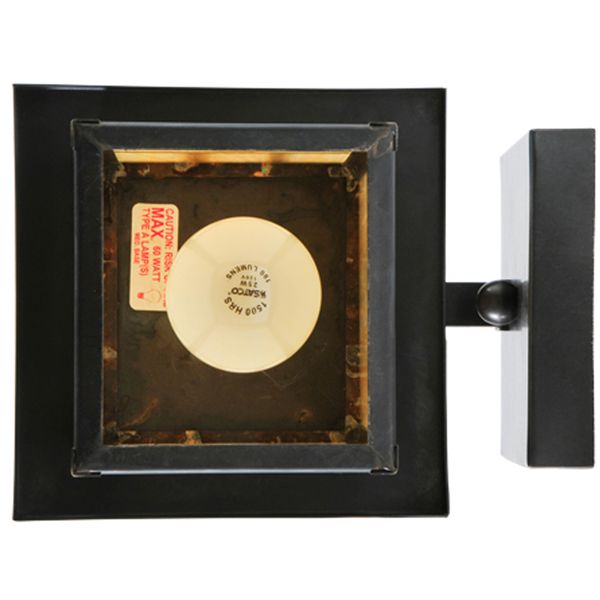 Meyda 7"W Hyde Park Double Bar Mission Solid Mount Wall Sconce