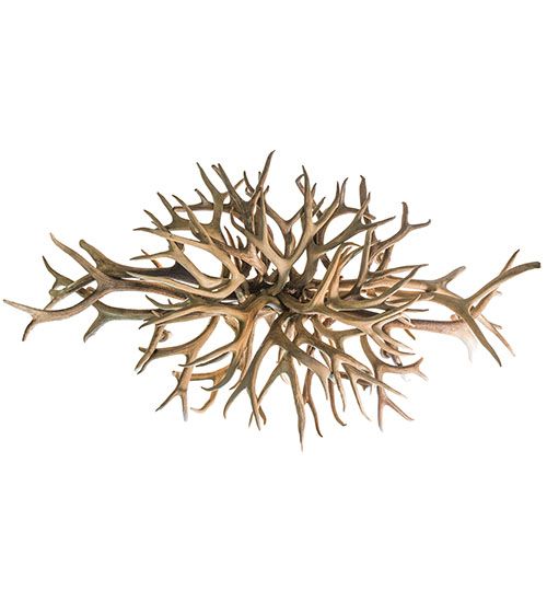 Meyda 71" Long Antlers Deer 10 Light Oblong Chandelier