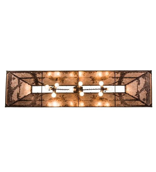 Meyda 72"L Moose at Lake Oblong Pendant