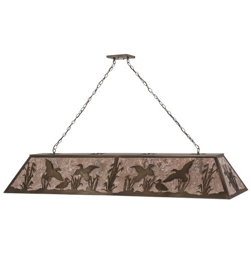 Meyda 72" Long Ducks in Flight Oblong Pendant