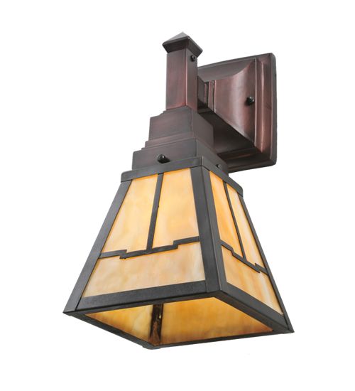 Meyda 8.75" Wide Valley View Mission Wall Sconce