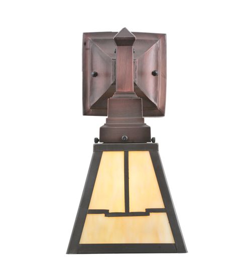 Meyda 8.75" Wide Valley View Mission Wall Sconce