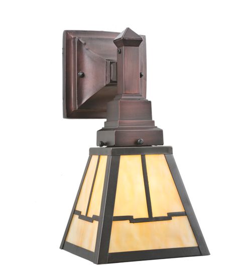 Meyda 8.75" Wide Valley View Mission Wall Sconce
