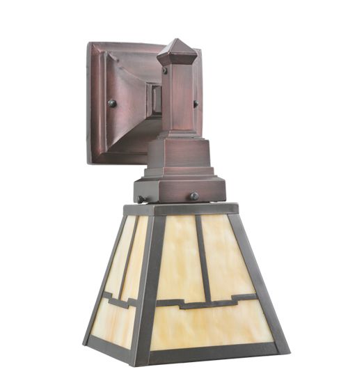 Meyda 8.75" Wide Valley View Mission Wall Sconce
