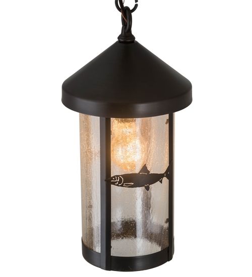 Meyda 8"W Bonefish Fulton Hanging Lantern Pendant