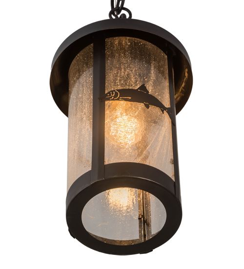 Meyda 8"W Bonefish Fulton Hanging Lantern Pendant