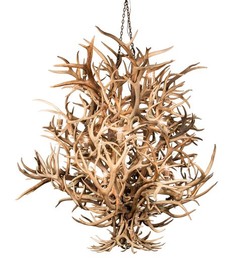 Meyda 84" Wide Antlers 16 Light Chandelier