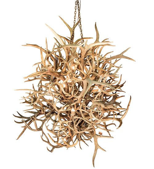 Meyda 84" Wide Antlers 16 Light Chandelier
