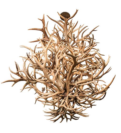 Meyda 84" Wide Antlers 16 Light Chandelier