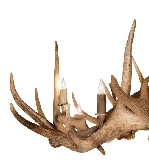 Meyda 85" Wide Antlers 12 Light Chandelier