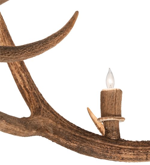 Meyda 85" Wide Antlers 12 Light Chandelier