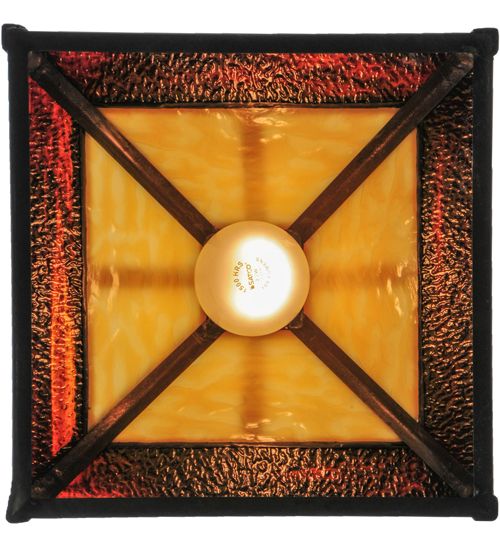 Meyda 9.5"Sq "T" Mission Pendant