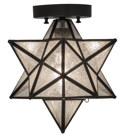 Meyda 9"W Moravian Star Flushmount