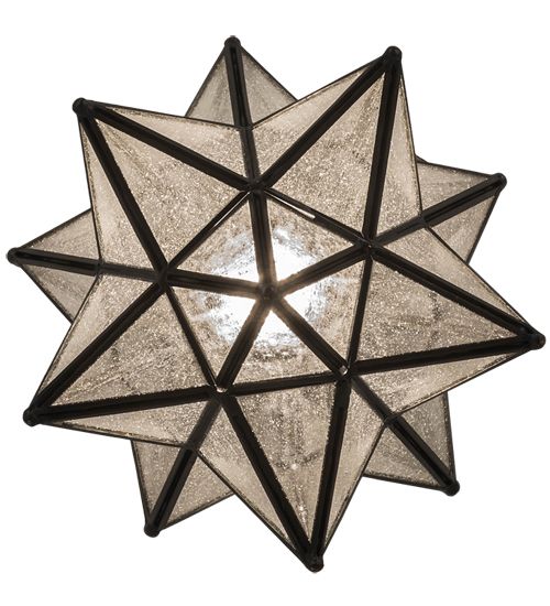 Meyda 9"W Moravian Star Flushmount