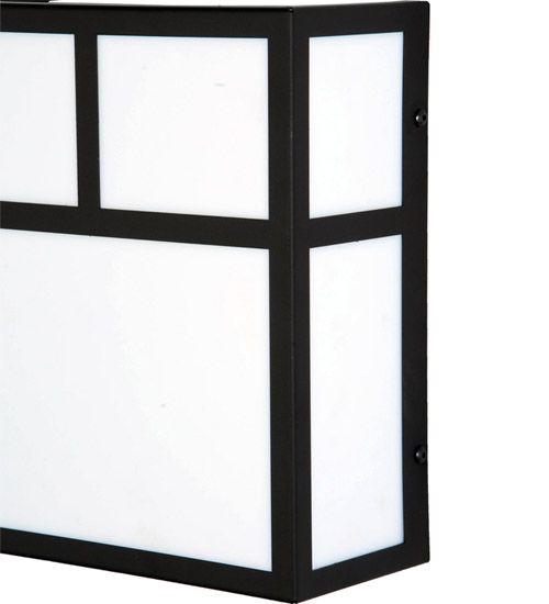 Meyda 9" Wide Hyde Park "T" Mission Wall Sconce