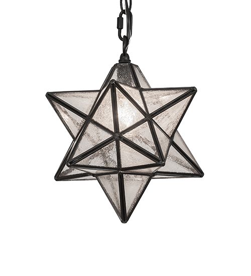 Meyda 9" Wide Moravian Star Mini Pendant