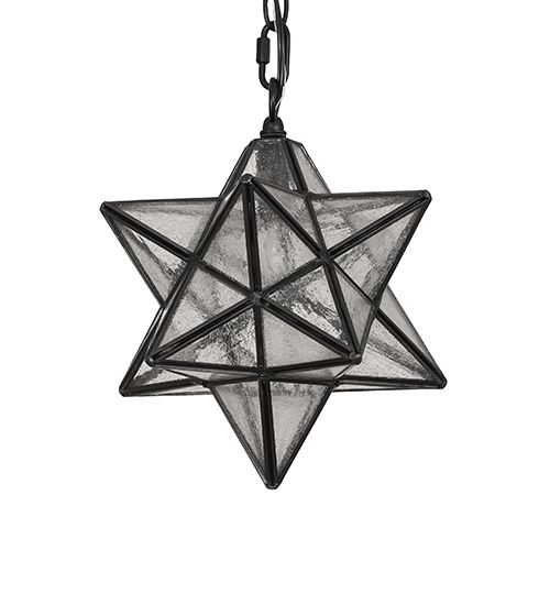 Meyda 9" Wide Moravian Star Mini Pendant