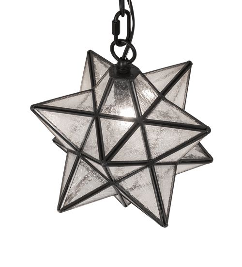 Meyda 9" Wide Moravian Star Mini Pendant