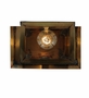 Meyda 9" Wide Seneca Clear Wall Sconce