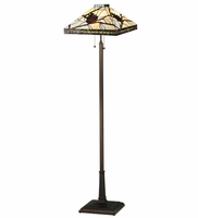 Meyda Pinecone Mission Floor Lamp