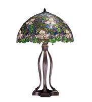 Meyda Trillium and Violet Table Lamp
