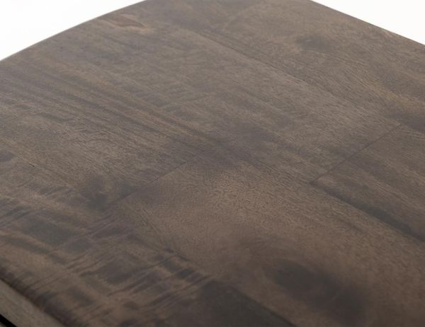 Dark Mezquite Nightstand - Rounded Corners