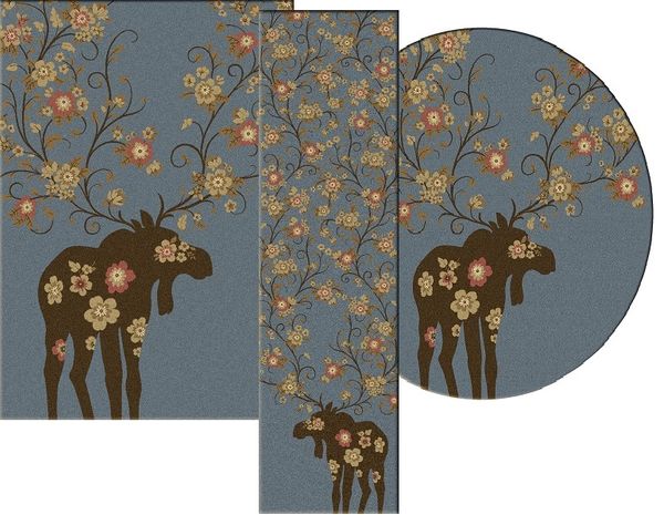 Moose Blossom Rug