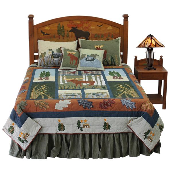 Moose Quilt Set