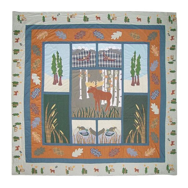 Moose Quilt Set