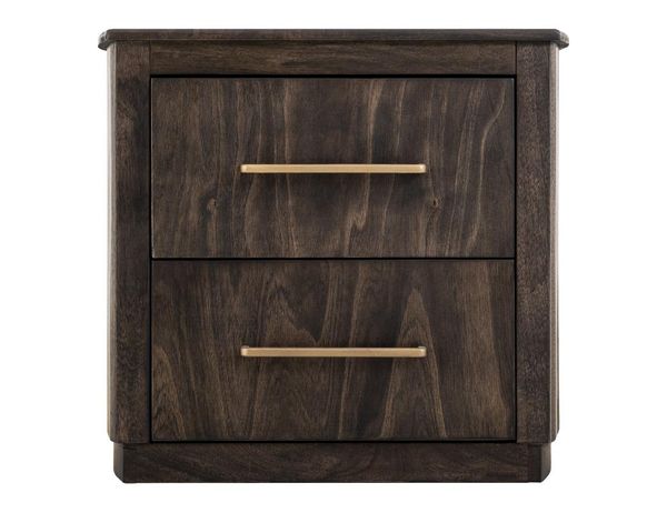 Dark Mezquite 2 Drawer Nightstand