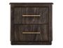 Dark Mezquite 2 Drawer Nightstand