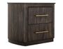 Dark Mezquite 2 Drawer Nightstand