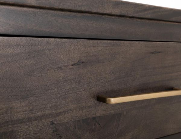 Dark Mezquite 2 Drawer Nightstand
