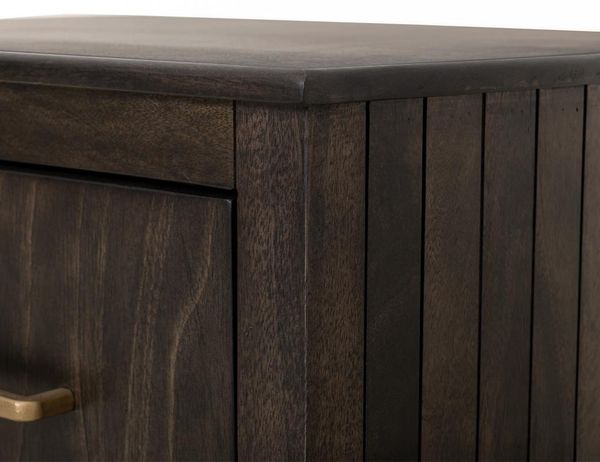 Dark Mezquite 2 Drawer Nightstand