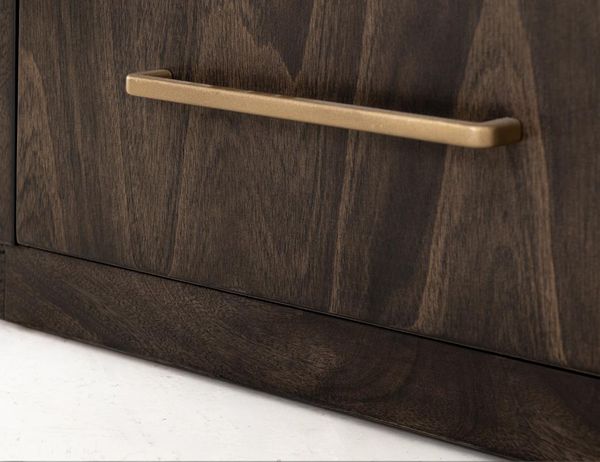 Dark Mezquite 2 Drawer Nightstand