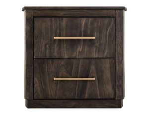 Dark Mezquite 2 Drawer Nightstand