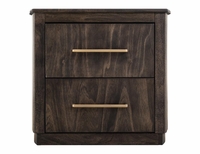 Dark Mezquite 2 Drawer Nightstand